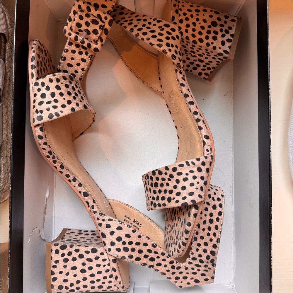 Polka Dot Women's Platform Sandals